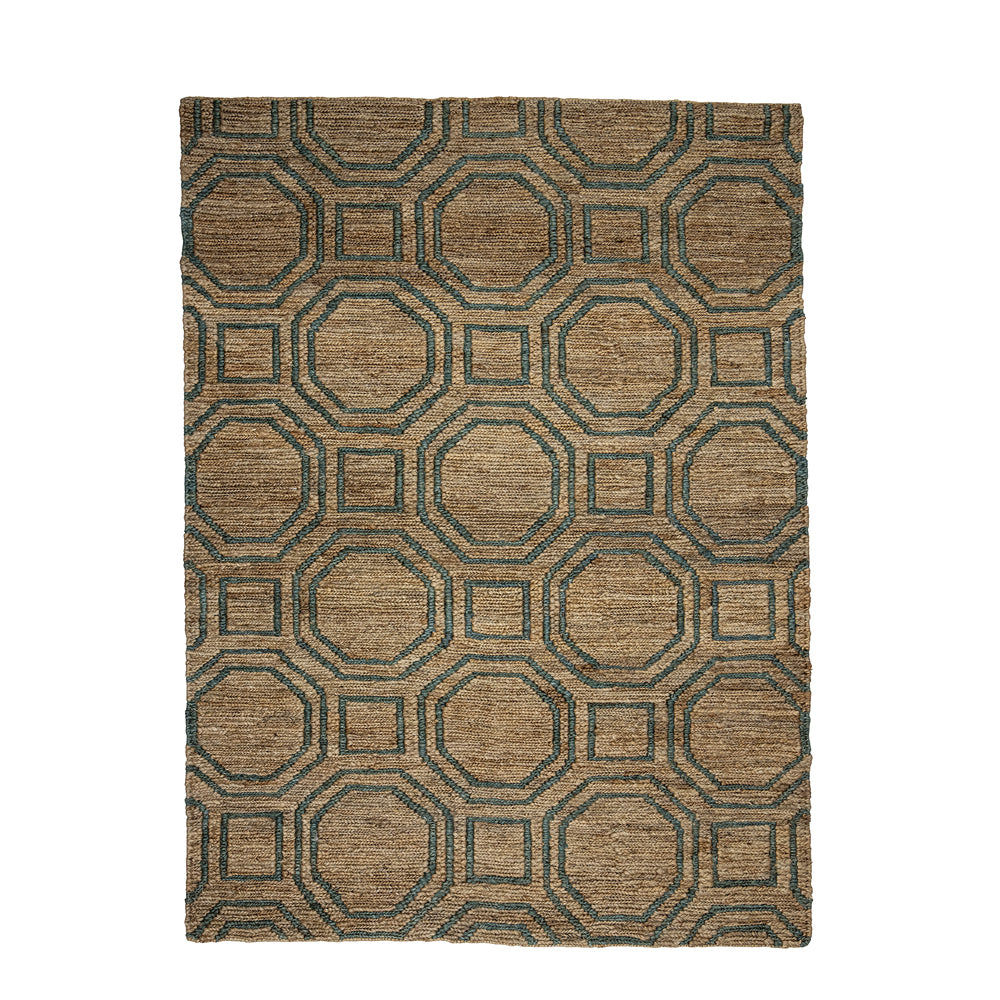 Product photograph of Bloomingville Fry Natural Jute Rug from Olivia's.