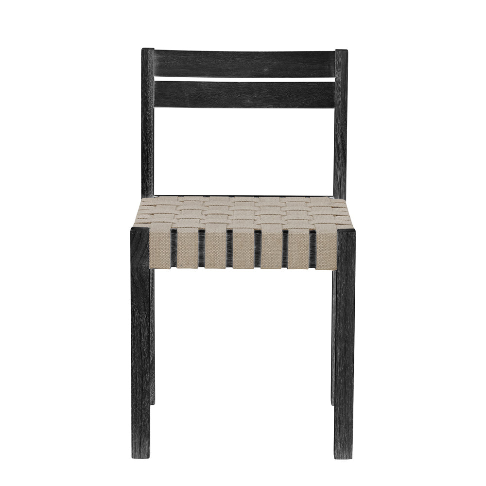 Product photograph of Bloomingville Maron Dining Chair In Black Rubberwood from Olivia's