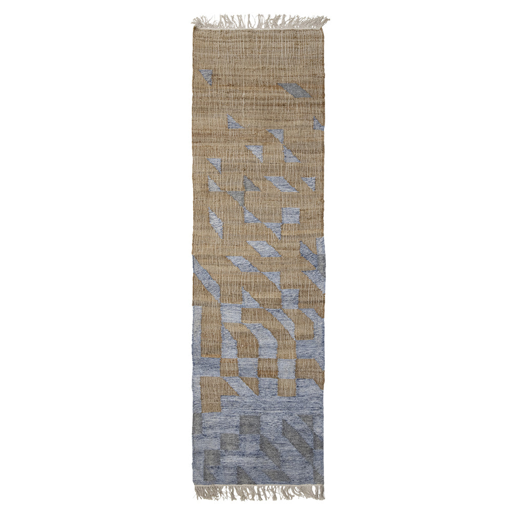 Product photograph of Bloomingville Vikka Rug In Blue Jute from Olivia's.