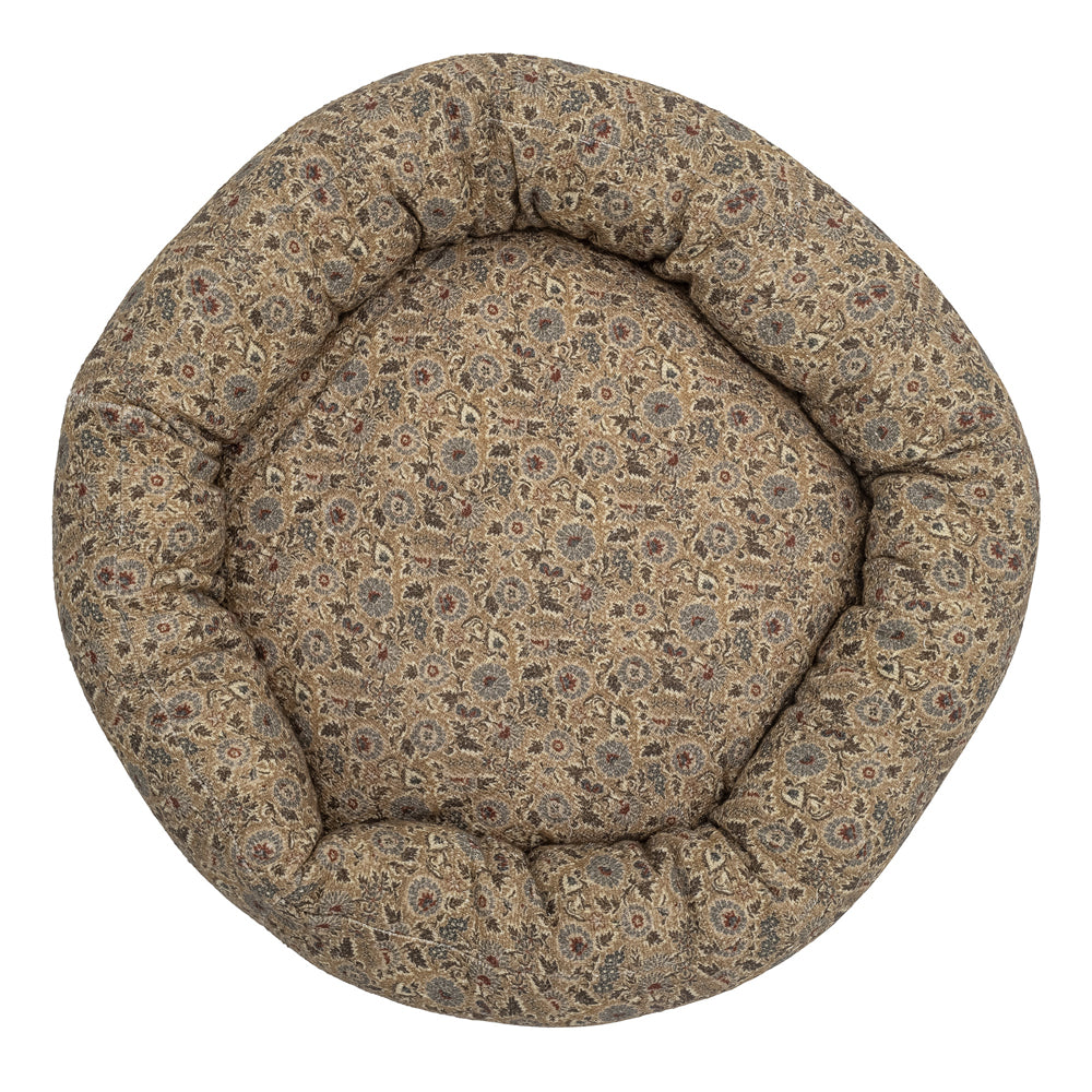 Product photograph of Bloomingville Vittoria Dog Cushion In Brown Cotton from Olivia's.