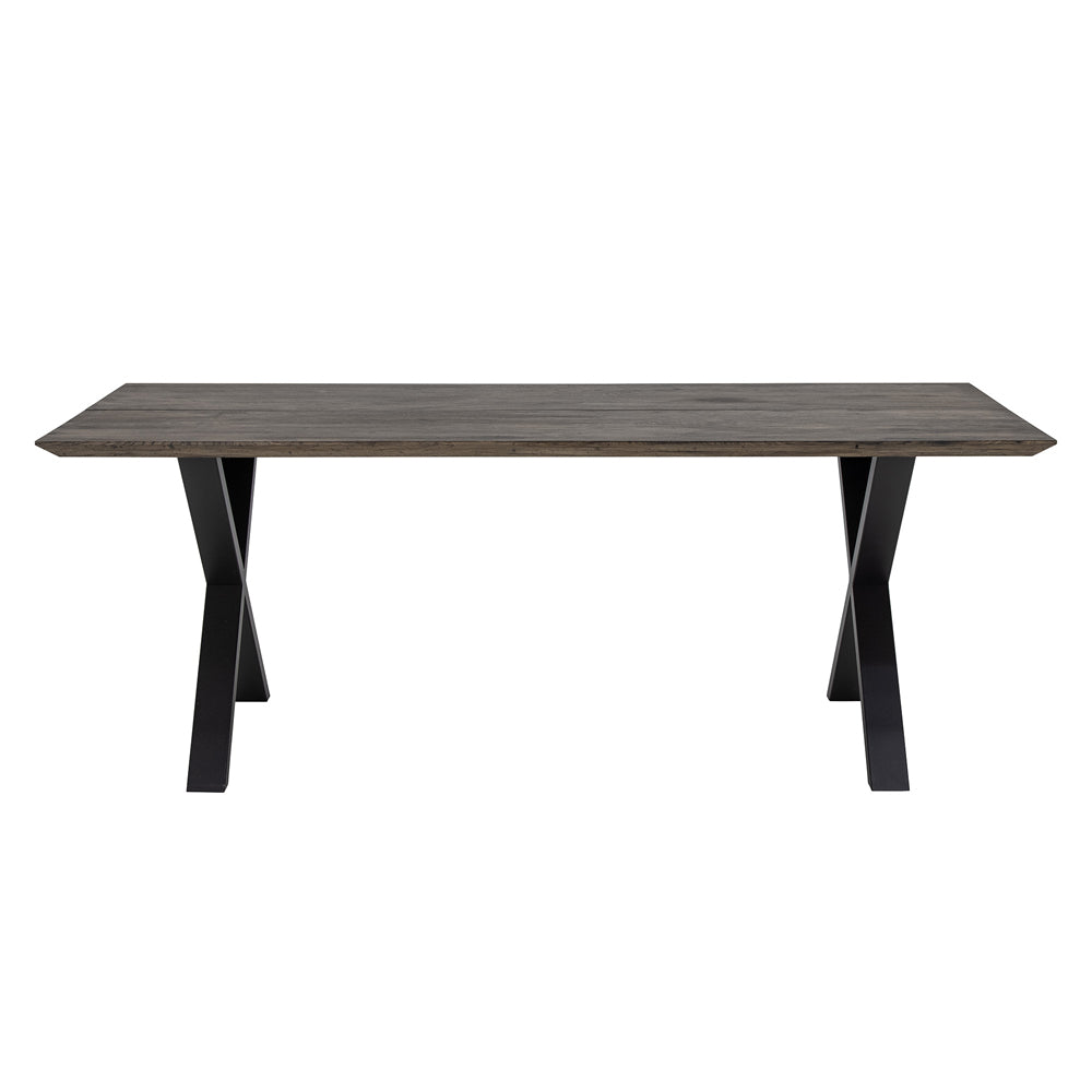 Product photograph of Bloomingville Maldon Dining Table In Brown Oak from Olivia's