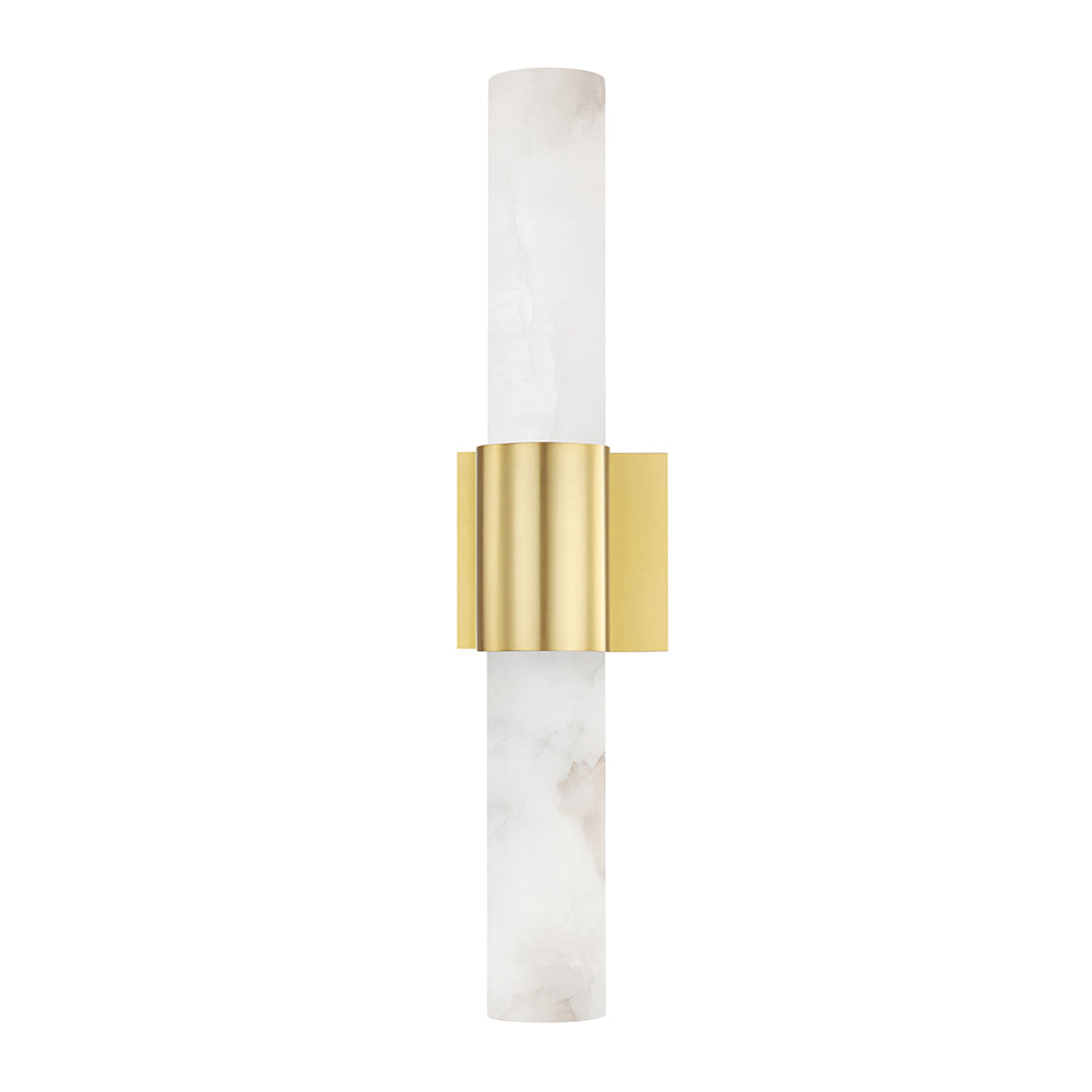 Product photograph of Hudson Valley Lighting Barkley Wall Sconce Aged Brass from Olivia's