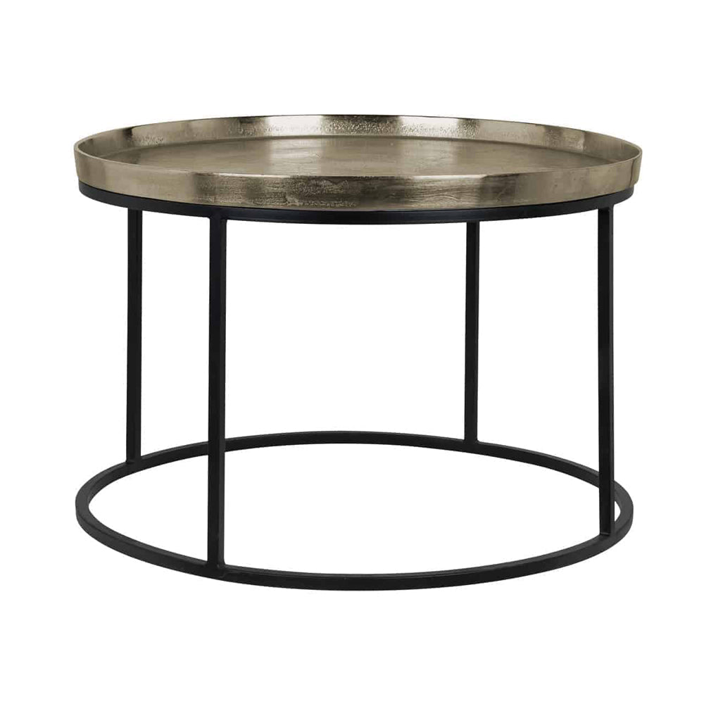 Richmond Milo Champagne Gold And Black Coffee Table Outlet