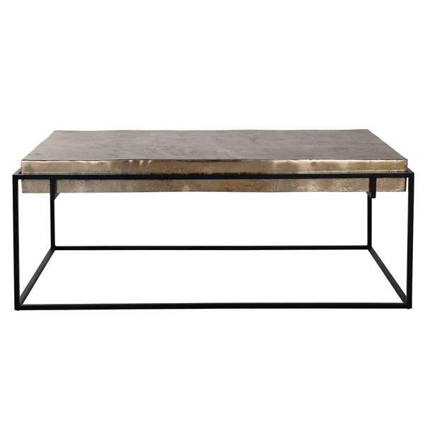 Product photograph of Richmond Calloway Champagne Gold Coffee Table from Olivia's.