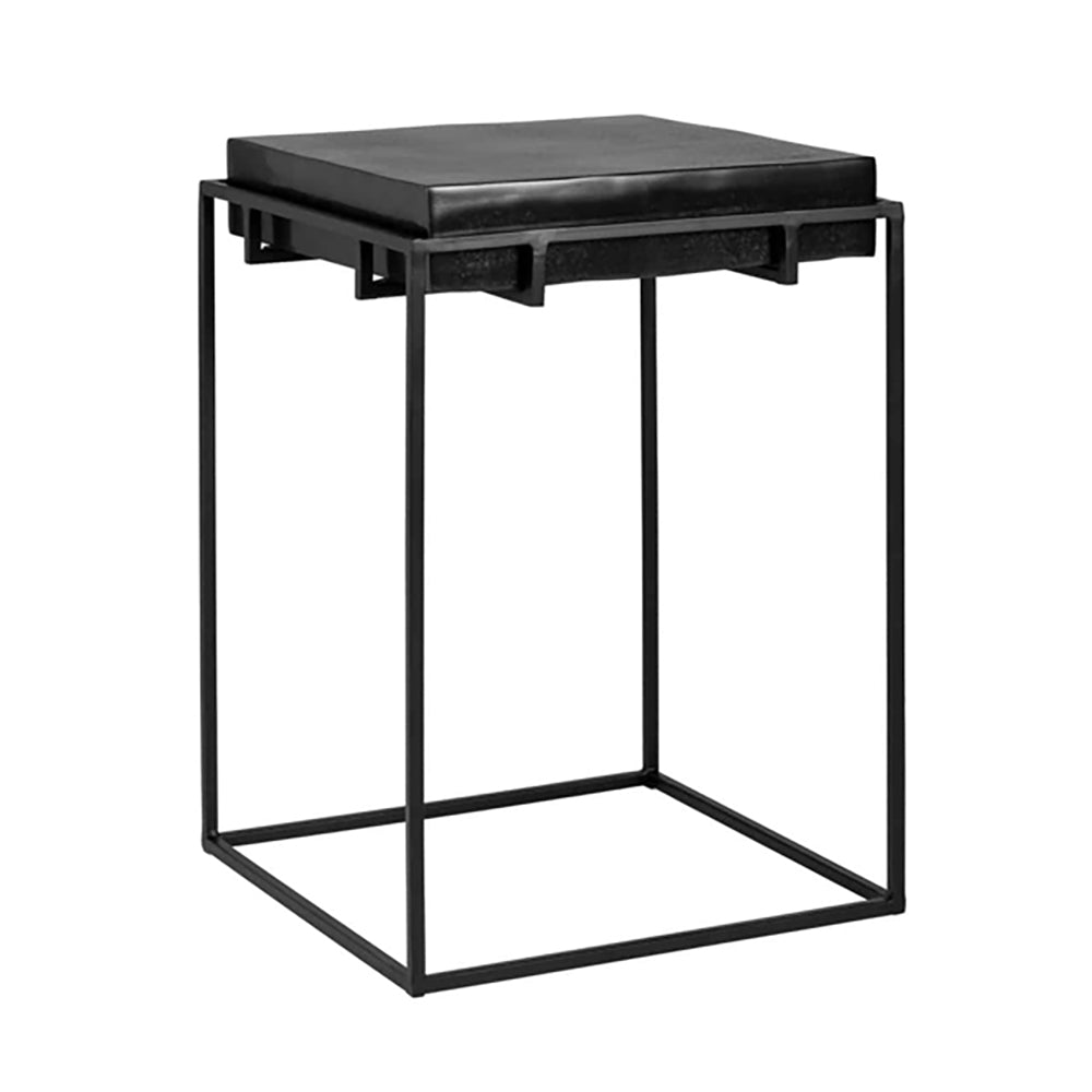 Richmond Bolder Black Side Table