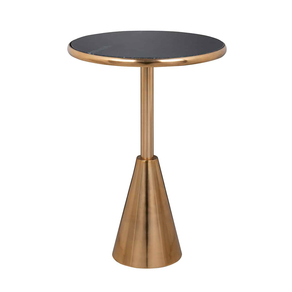 Richmond Colby Black And Gold Side Table