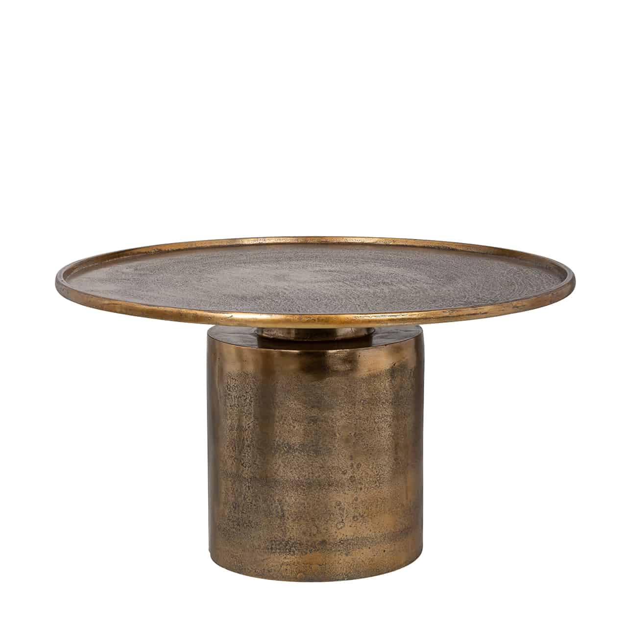 Richmond Griffin Coffee Table In Brushed Gold
