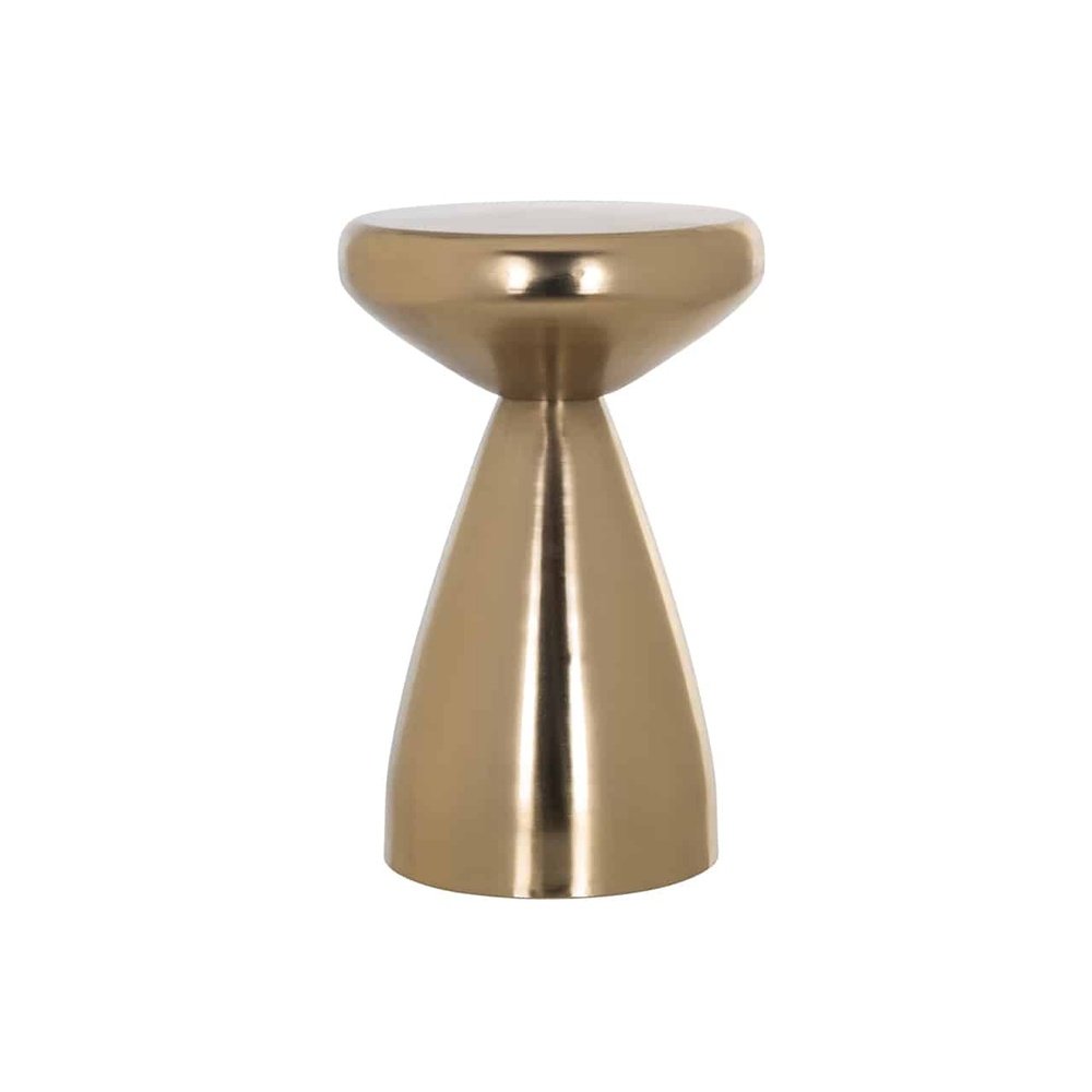 Product photograph of Richmond Arlo Side Table In Gold from Olivia's