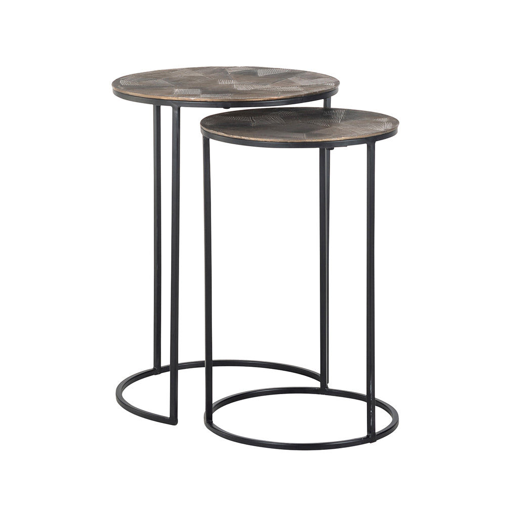 Product photograph of Richmond Tulum Set Of 2 End Table from Olivia's