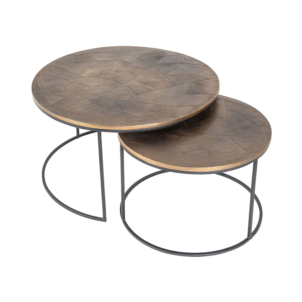 Product photograph of Richmond Tulum Set Of 2 Coffee Table from Olivia's.