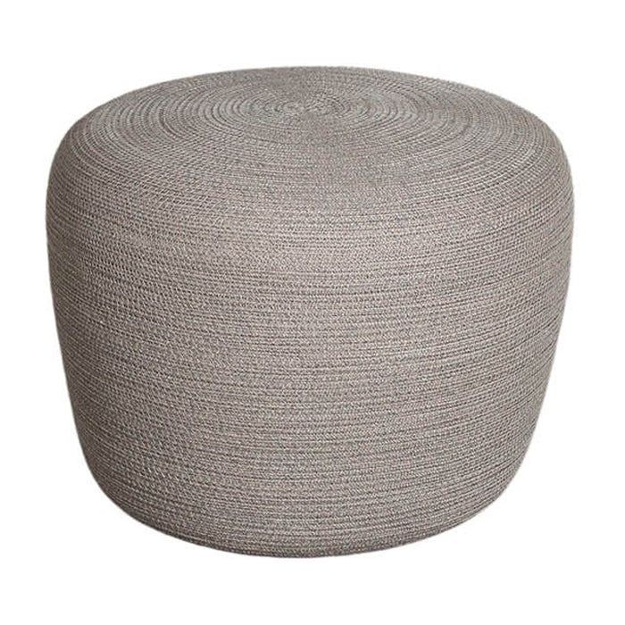 Cane Line Conic Small Outdoor Footstool Taupe