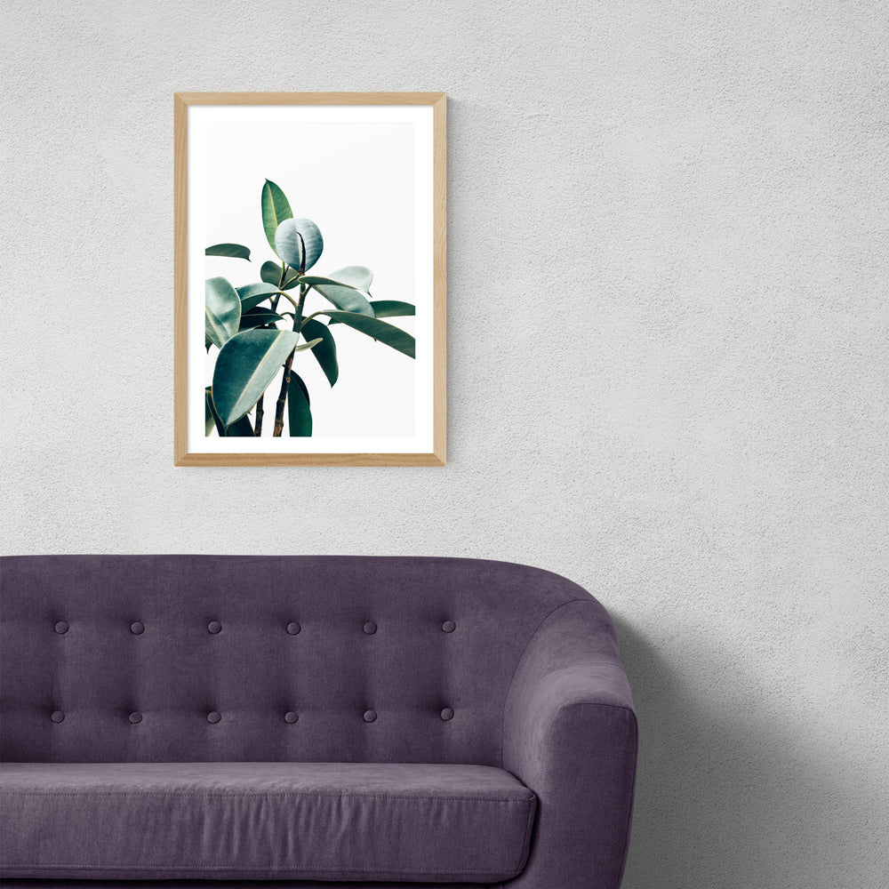 Product photograph of L Amour De Ma Vie By 83 Oranges - A3 Oak Framed Art Print from Olivia's