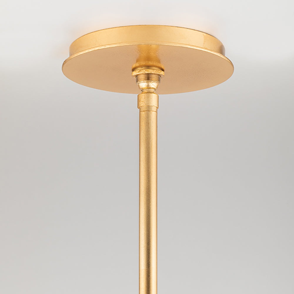 Product photograph of Hudson Valley Lighting Banks Wall Sconce Gold Leaf And Black from Olivia's.