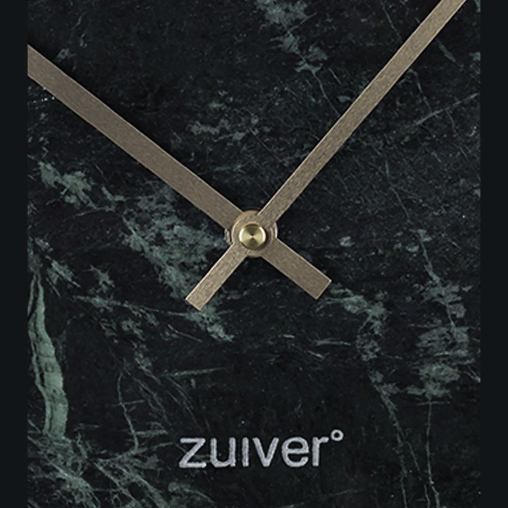 Product photograph of Zuiver Clock Time Marble Green from Olivia's.