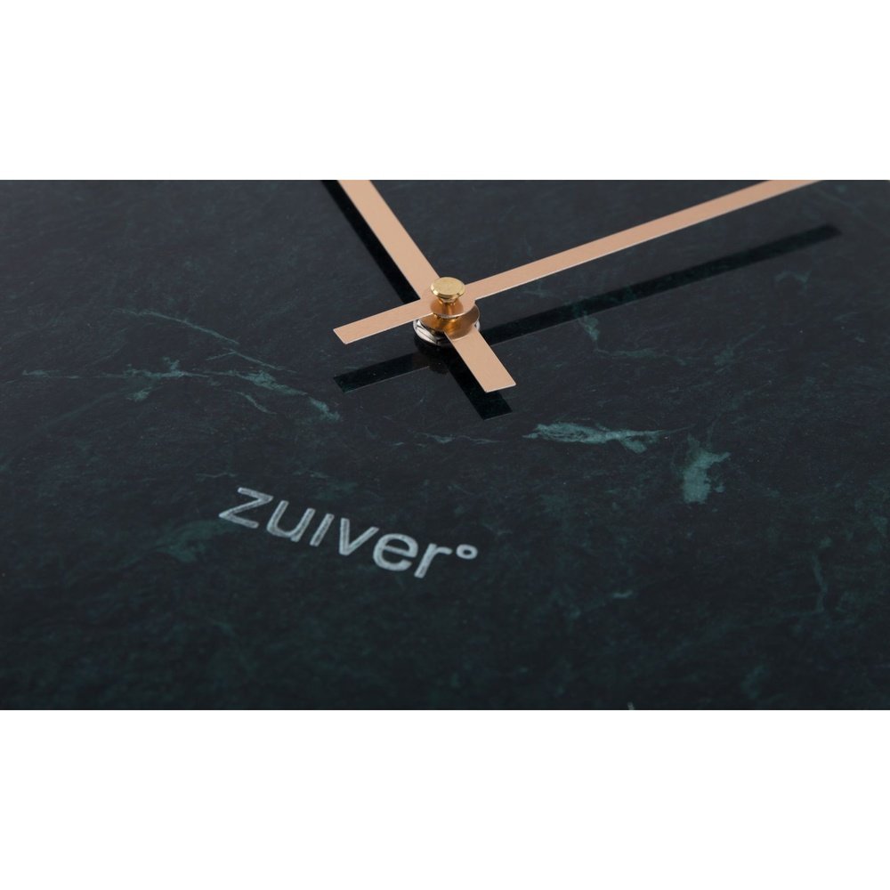 Product photograph of Zuiver Clock Time Marble Green from Olivia's.
