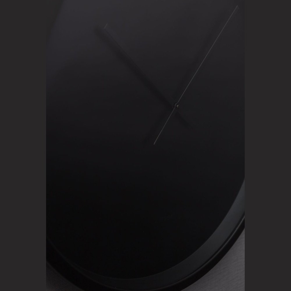 Product photograph of Zuiver Bandit Clock Time All Black from Olivia's.
