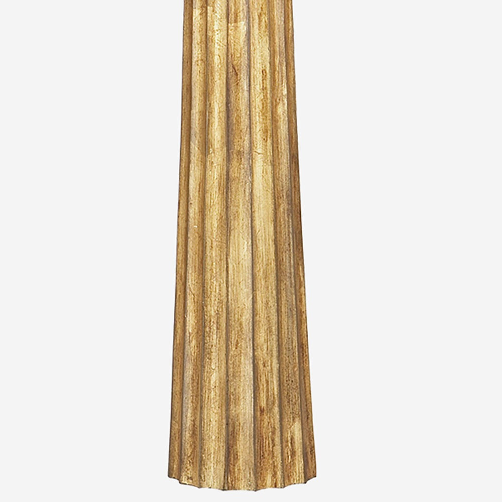 Product photograph of Andrew Martin Fluted Table Lamp Spire Gilded Iron from Olivia's.