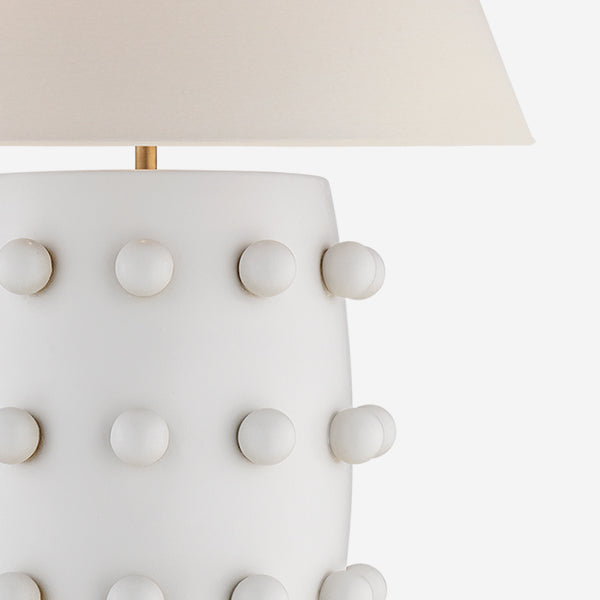 Product photograph of Andrew Martin Linden Table Lamp Plaster White Large from Olivia's.