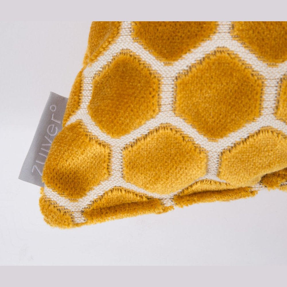 Product photograph of Zuiver Monty Pillow Honey from Olivia's.
