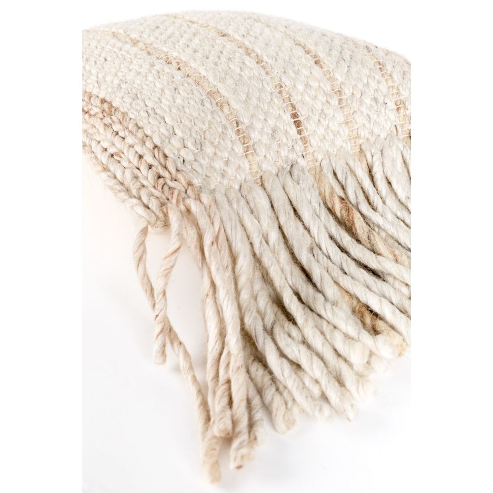 Product photograph of Zuiver Fringe Pillow Natural from Olivia's.