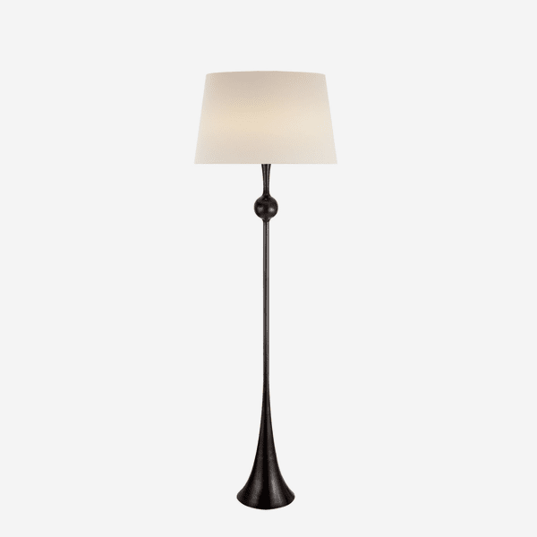Product photograph of Andrew Martin Dover Floor Lamp Aged Iron from Olivia's