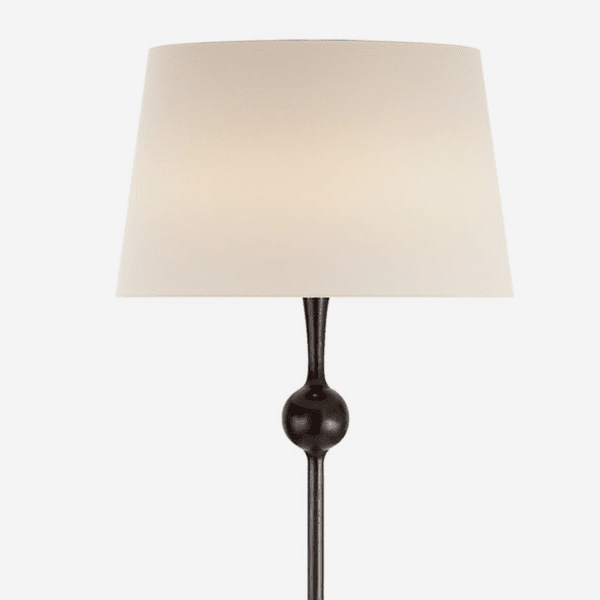 Product photograph of Andrew Martin Dover Floor Lamp Aged Iron from Olivia's.