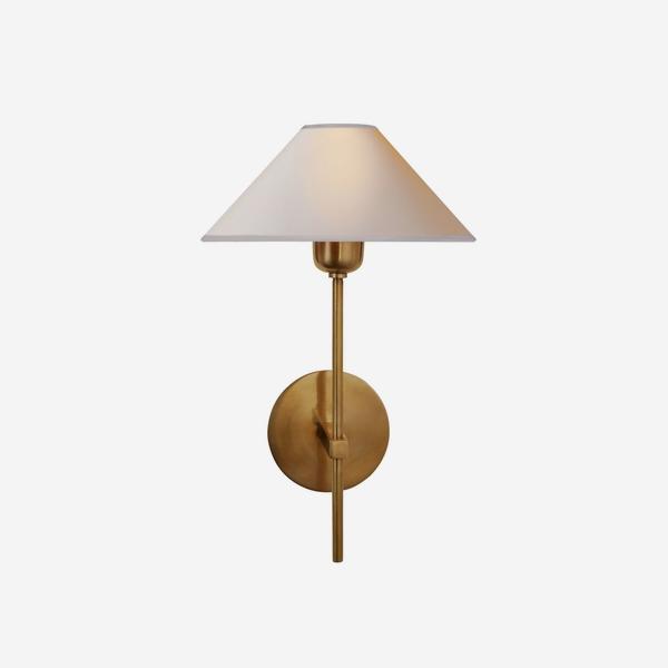 Product photograph of Andrew Martin Hackney Wall Light Brass from Olivia's