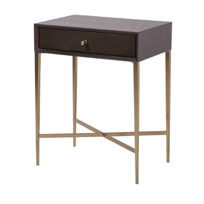 Product photograph of Rv Astley Finley Side Table Chocolate Finish from Olivia's