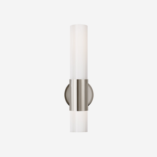 Andrew Martin Penz Cylindrical Wall Light Polished Nickel