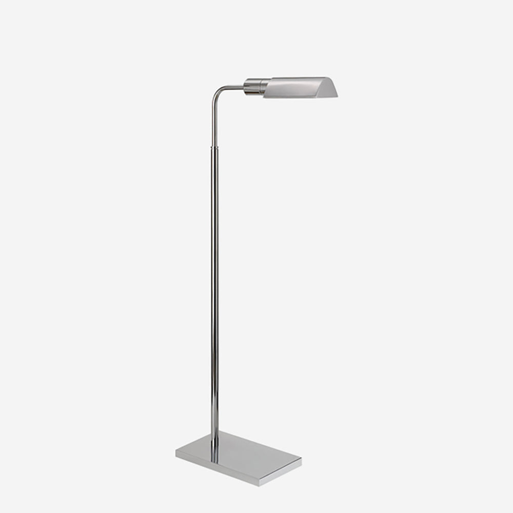 Andrew Martin Studio Floor Lamp Polished Nickel