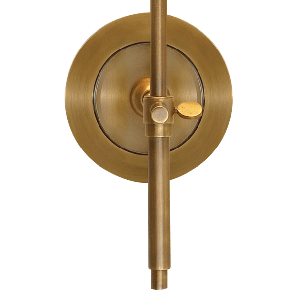 Product photograph of Andrew Martin Bryant Wall Light Hand Rubbed Antique Brass from Olivia's.