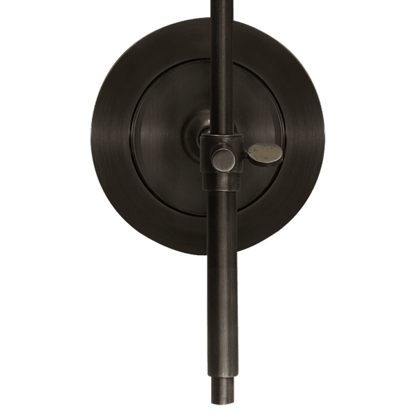 Product photograph of Andrew Martin Bryant Wall Light Bronze Black Trim Shade from Olivia's.