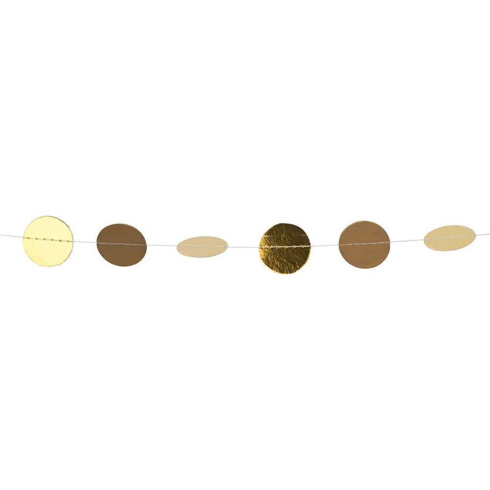 Product photograph of Gold Christmas Garland from Olivia's.