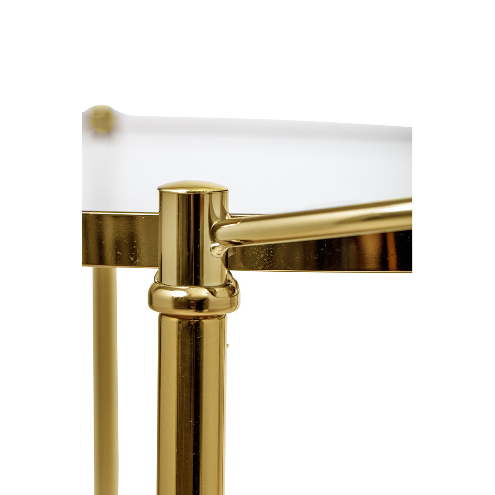 Product photograph of Bloomingville Fine Bar Table Gold from Olivia's.