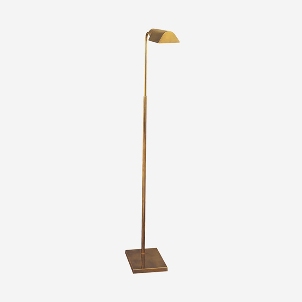 Product photograph of Andrew Martin Studio Floor Lamp Brass from Olivia's.