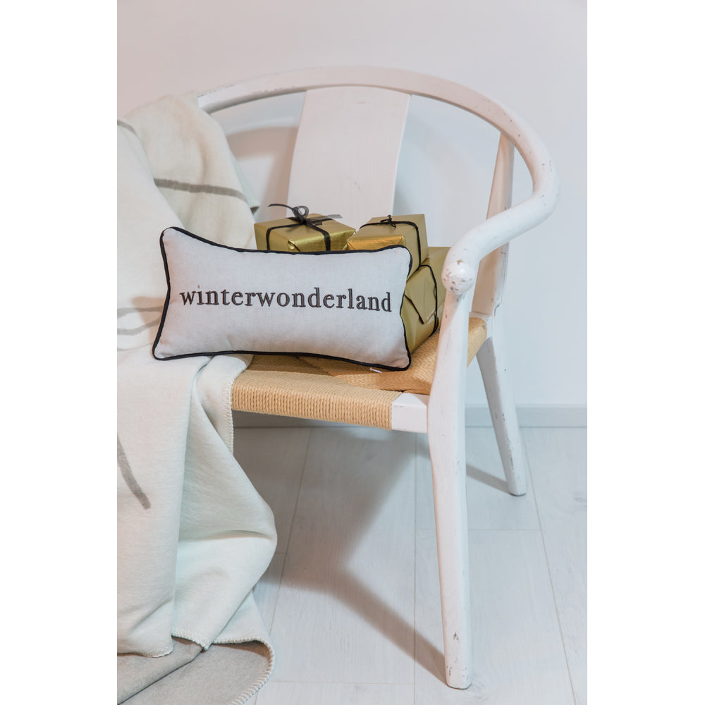 Product photograph of Dream Winter Wonderland Cushion from Olivia's.