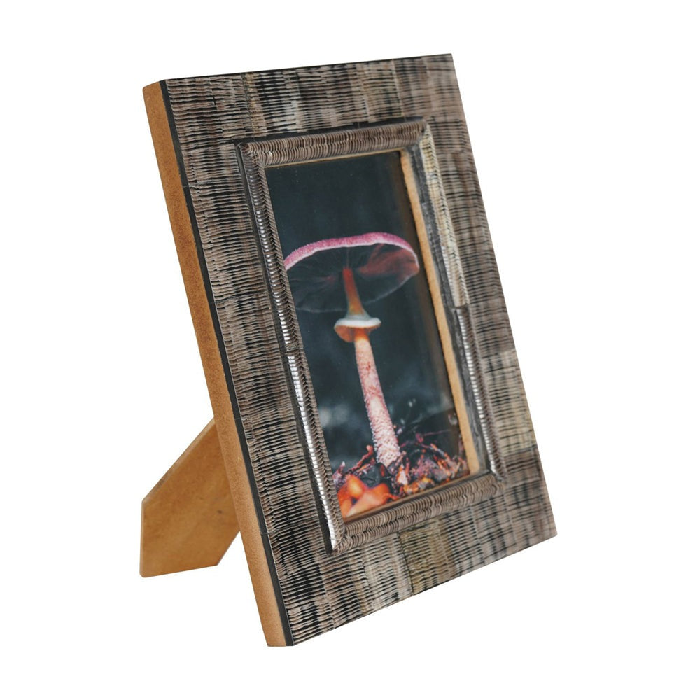 Product photograph of Libra Interiors Rustic Brown Horn Photo Frame from Olivia's