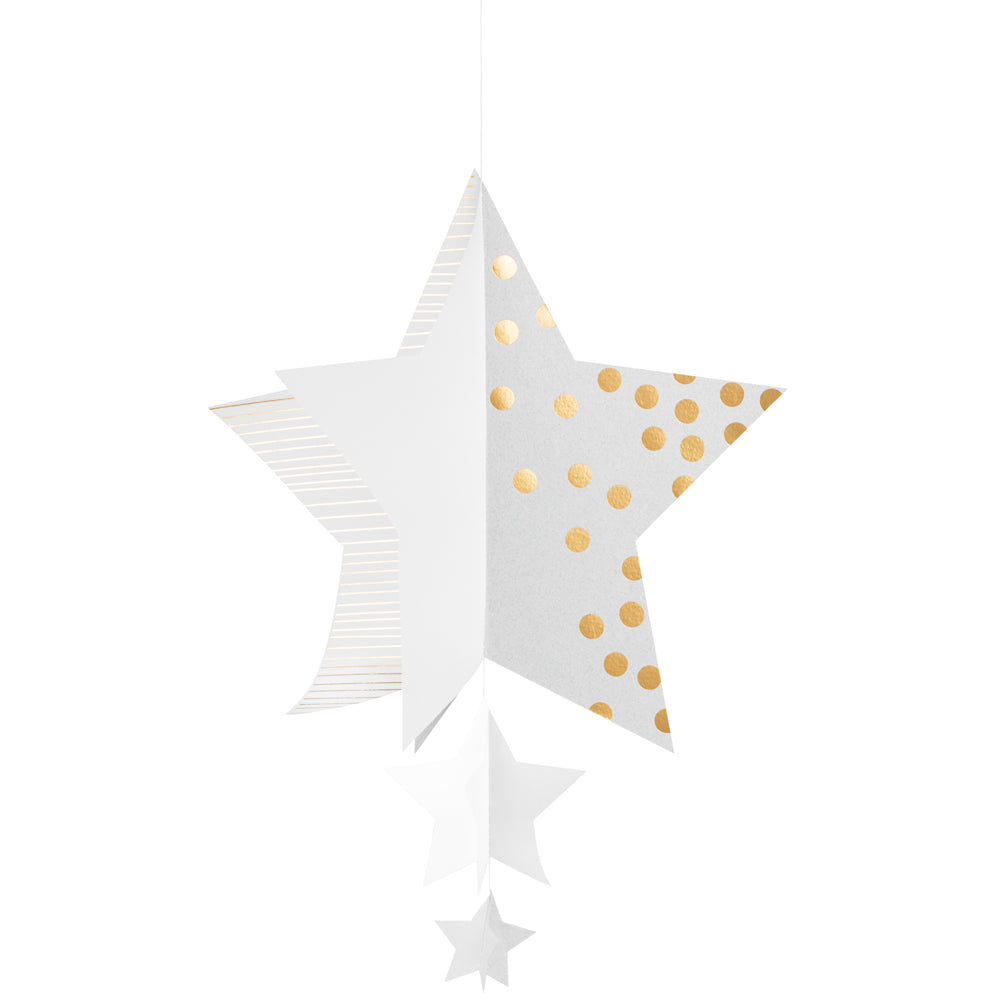 Product photograph of 3d Star Ornament from Olivia's.