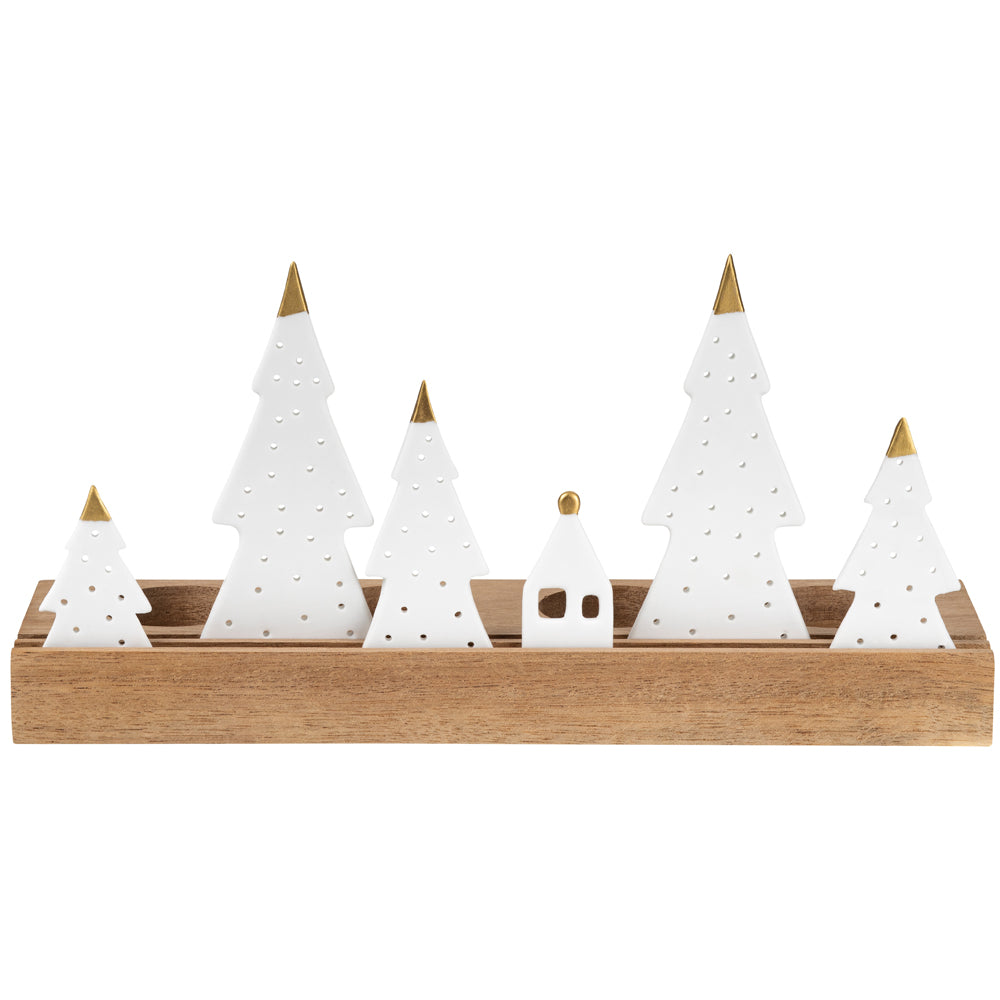 Fir Trees Light Objects Ornament