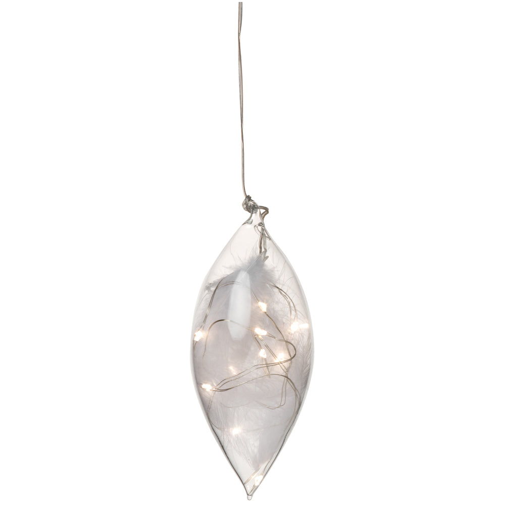 Product photograph of Magic Cones Small Feathers Bauble from Olivia's.