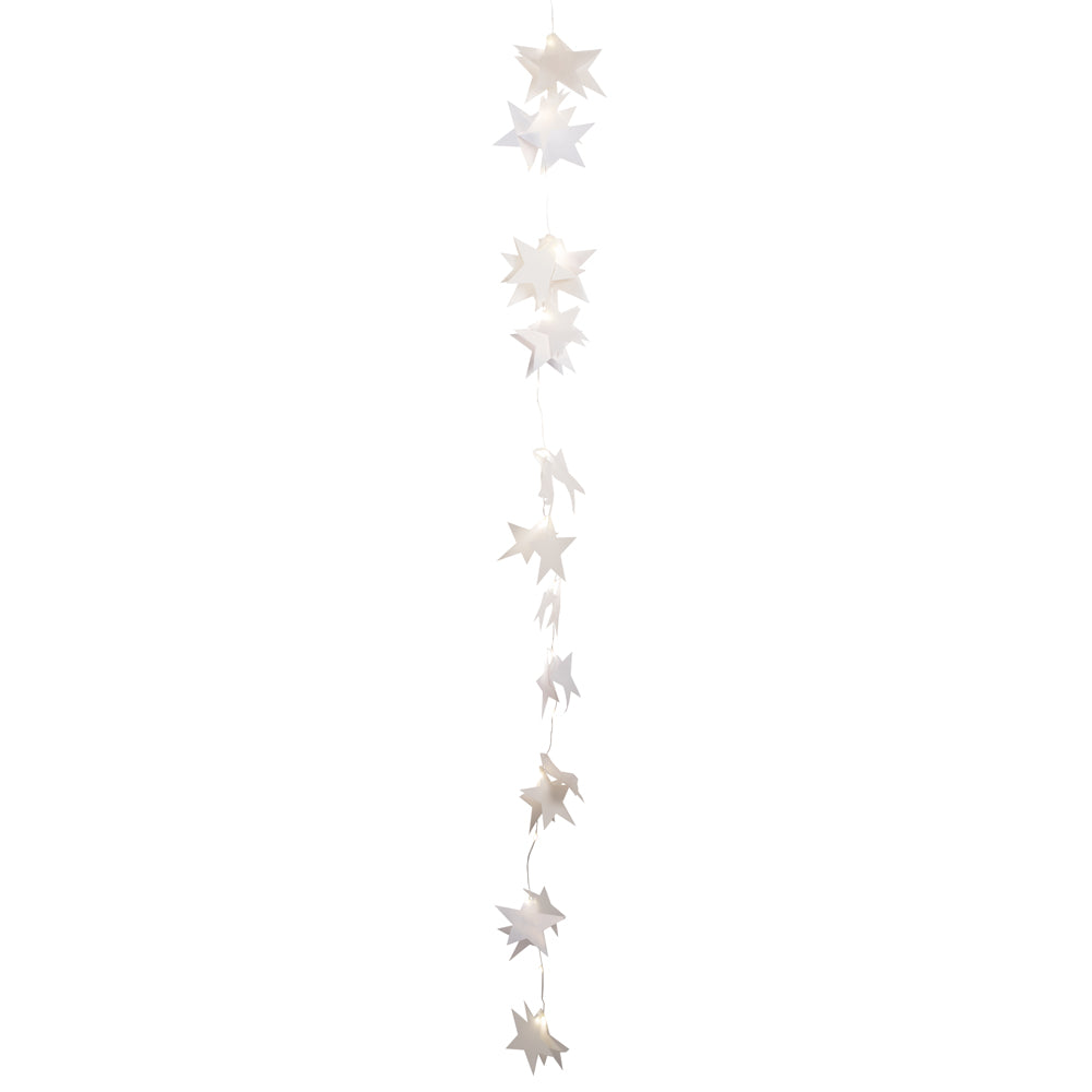Product photograph of Double Star Led Light Chain Garland from Olivia's