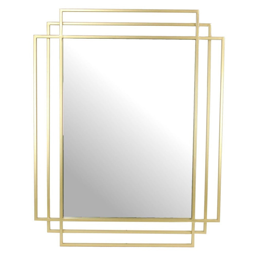 Libra Intersect Wall Mirror Gold