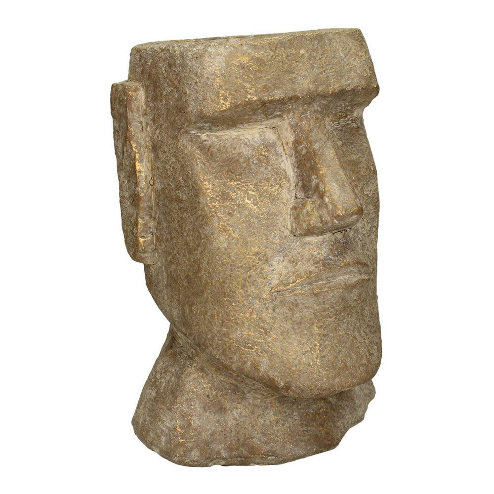 Product photograph of Libra Urban Botanic Collection - Easter Island Gold Head Planter Large from Olivia's.