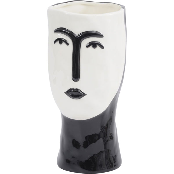 Product photograph of Libra Dolomite Face Planter White Large from Olivia's.