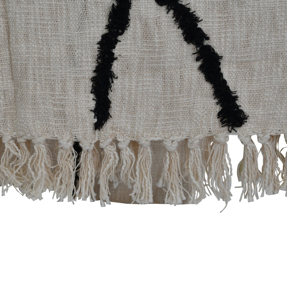 Product photograph of Libra Urban Botanic Collection - Linework Face Cotton Throw from Olivia's.