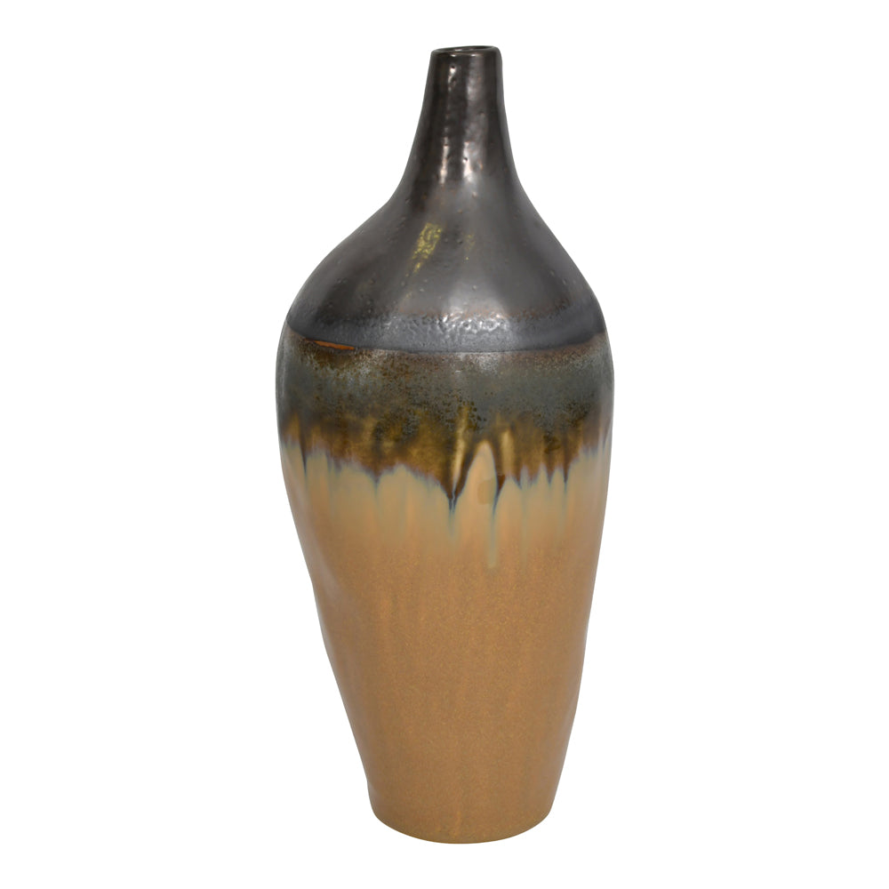 Product photograph of Libra Urban Botanic Collection - Selma Small Reactive Glaze Ceramic Vase 38 Cm from Olivia's.