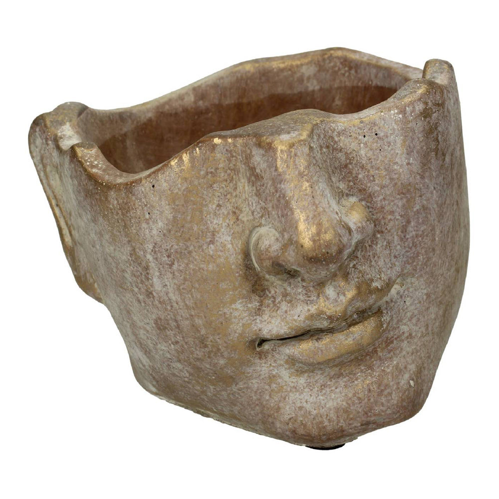 Product photograph of Libra Urban Botanic Collection - Apollo Face Small Planter from Olivia's