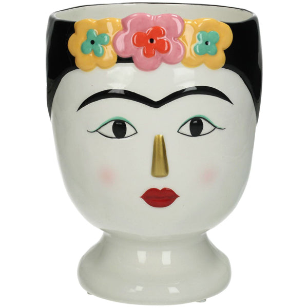Product photograph of Libra Urban Botanic Collection - Frida Ceramic Male Vase from Olivia's
