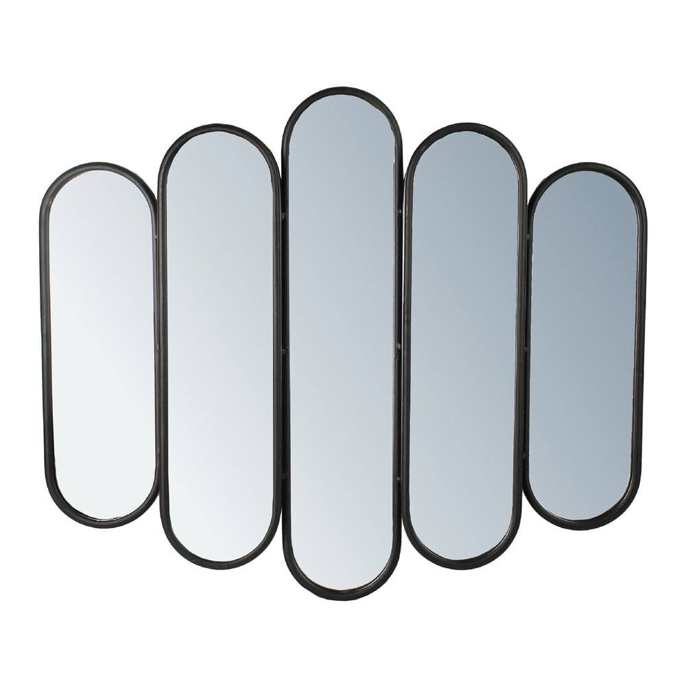 Product photograph of Libra Calm Neutral Collection - Logan Stacked Oval Mirror from Olivia's