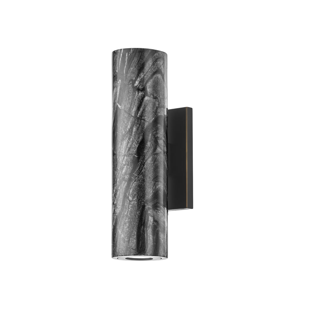 Product photograph of Hudson Valley Lighting Predock 2 Light Wall Sconce In Black Brass from Olivia's